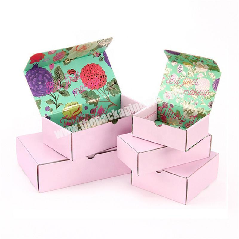 High quality gift pink mailing box