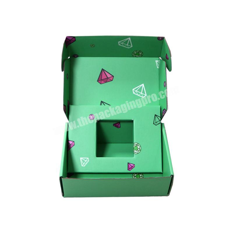 high quality green mailer box for clothing