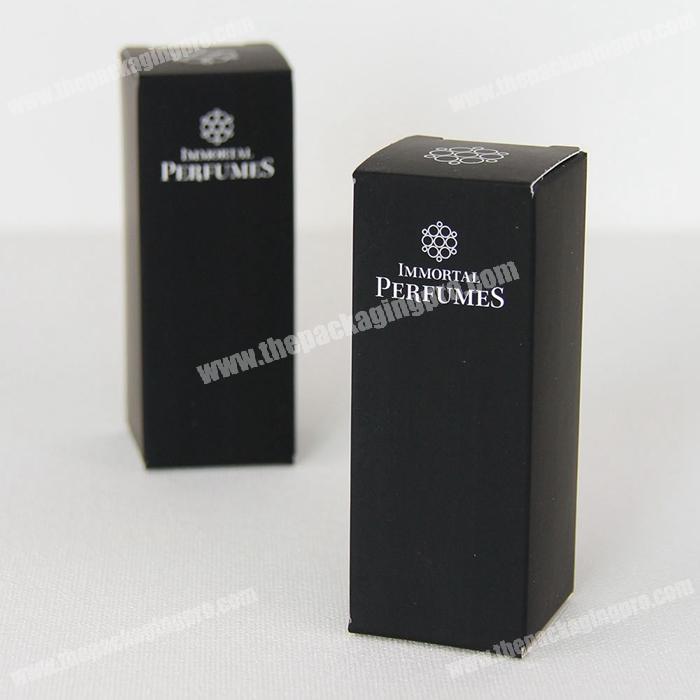 High quality hard SBS cardboard retail packaging box tuck top custom die cut box for sachet perfume
