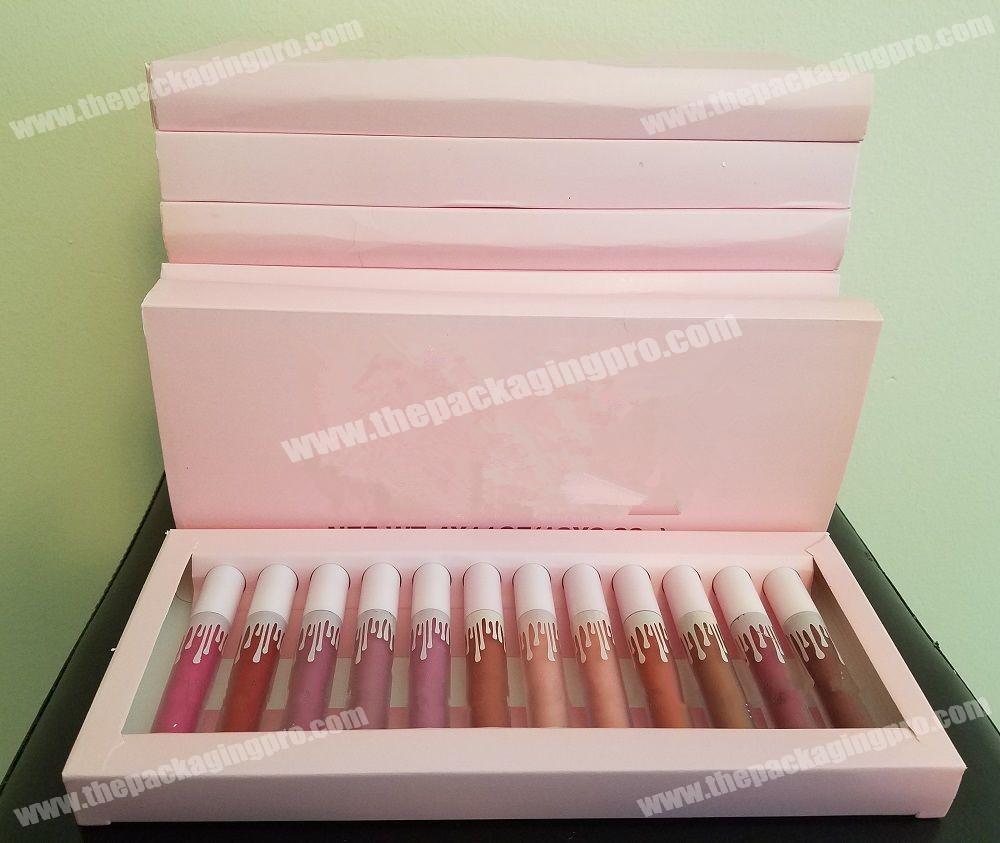 High Quality Hot Stamping Logo Cheap Cosmetic Lipstick Packaging Empty