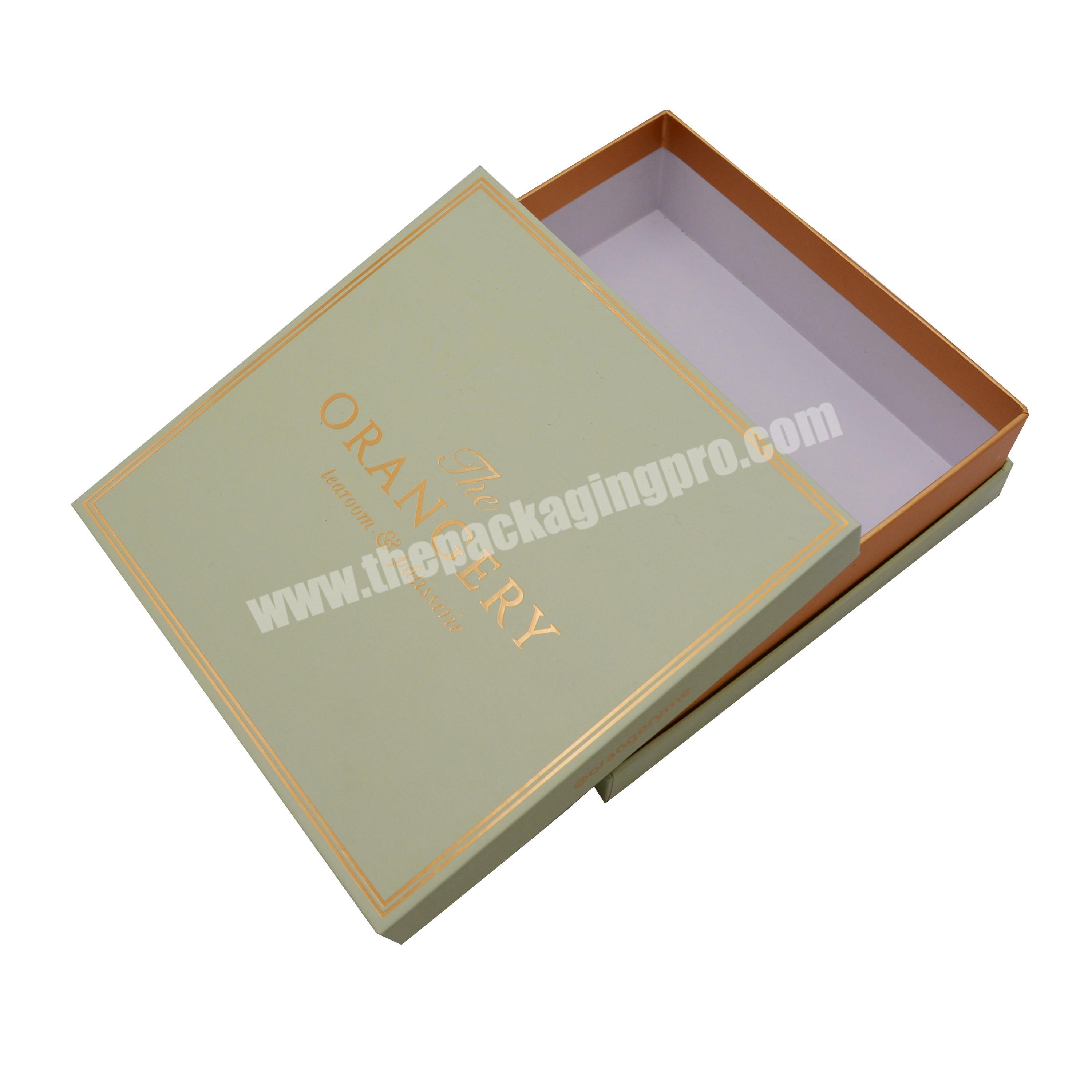 High quality lid and base box with Foam Stain EVA Paper insert bridesmaid gift box packing For luxury Brooch Wallet Cloth Shoes
