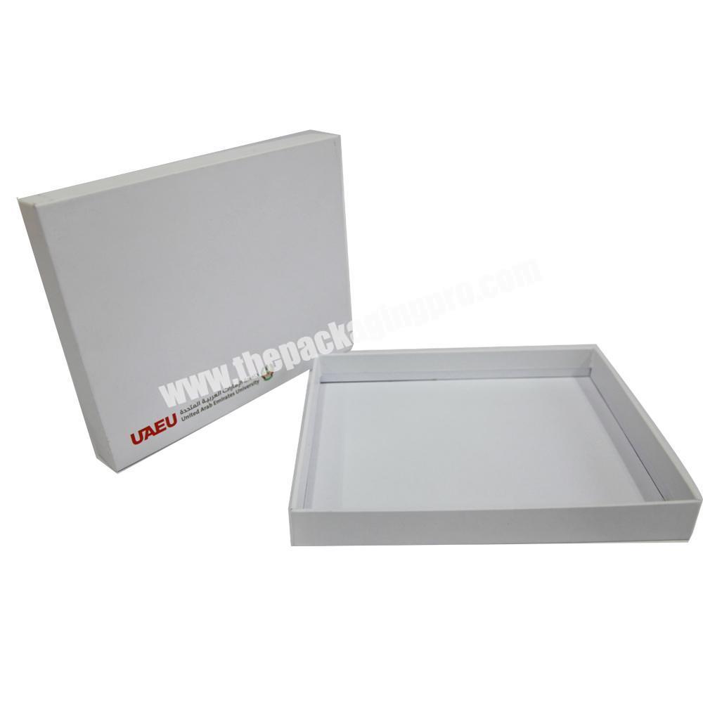 high quality lid and base decorative paper gift box packaging with custom logo