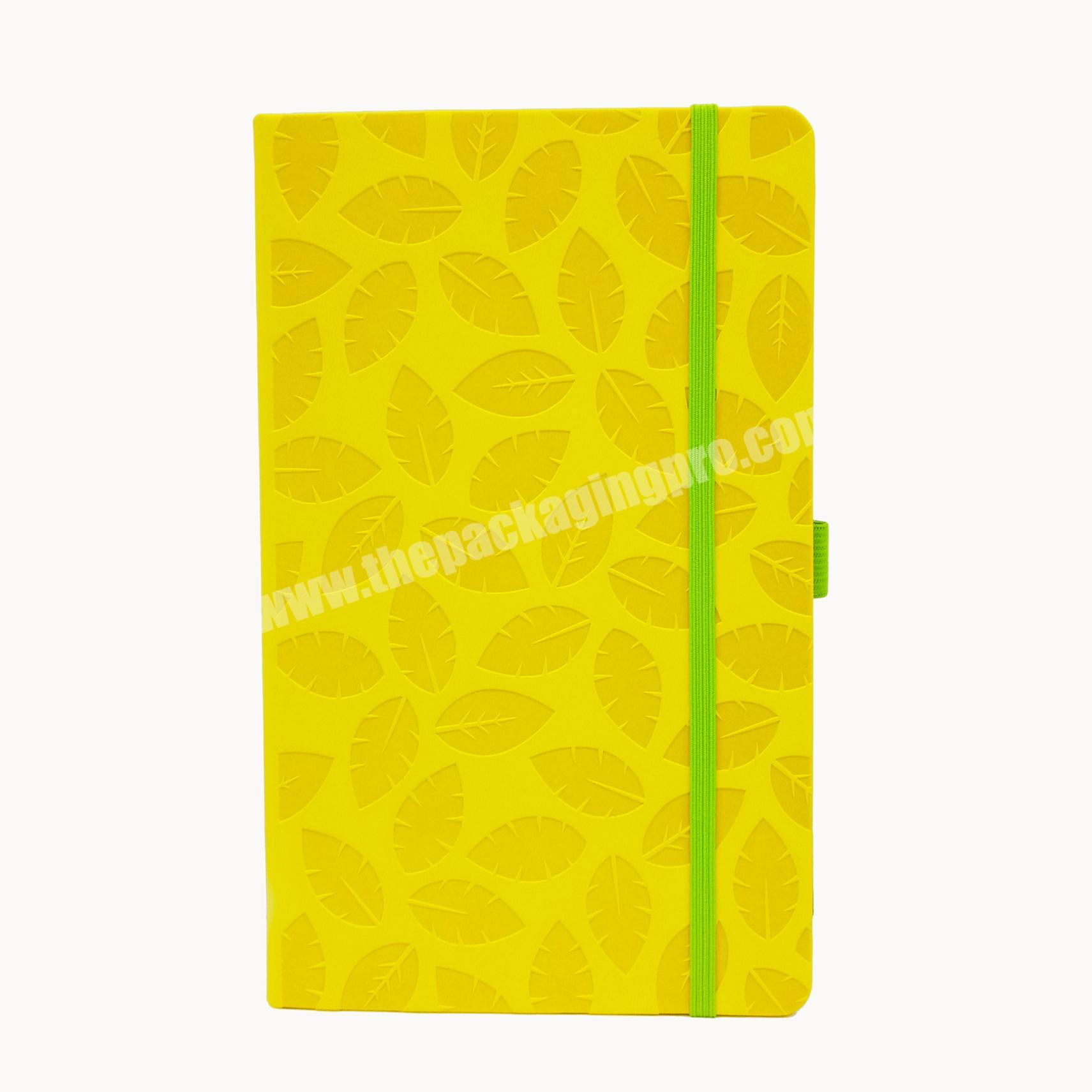High quality lifestyle planner personal diary promotional notebook leather cover journal