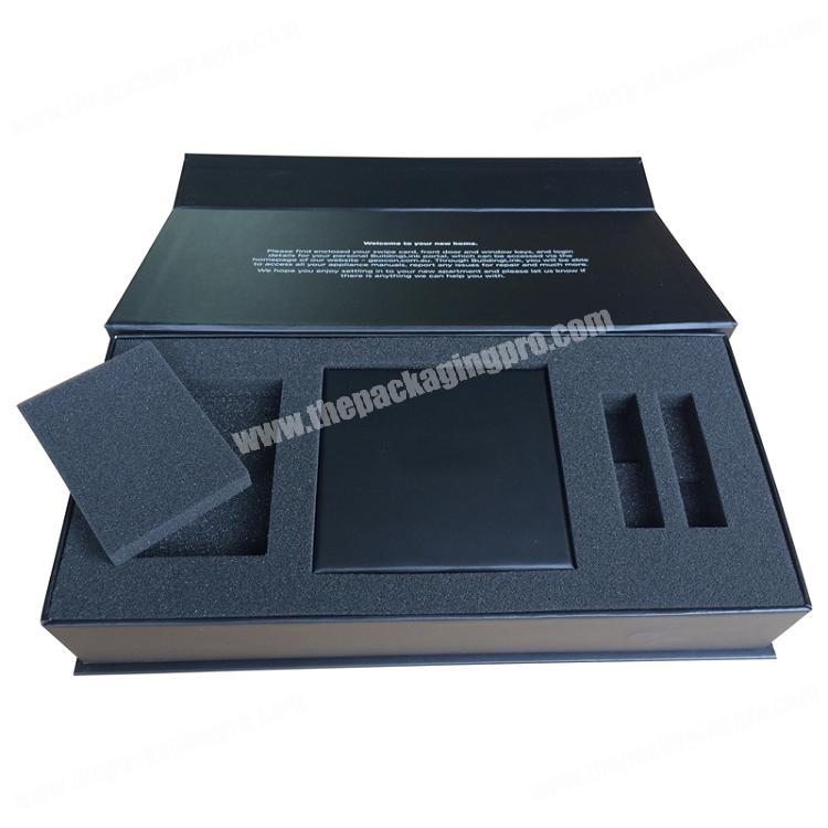 High quality Logo Custom Printing Color  Cardboard Packaging Flip Top Magnetic Close Luxury Men's Wallet  Gift Box