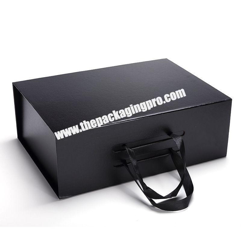 High quality luxury cardboard magnetic custom packaging shoe box Customized Printed Foldable Shoe Packaging Box