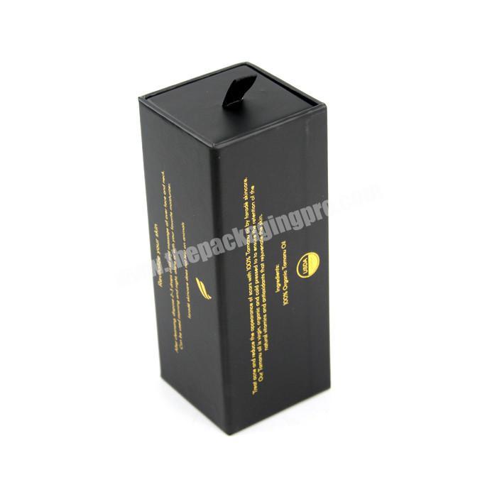 High Quality Luxury Classy Cardboard Sliding Drawer Signal Essential Oil Storage Skin Care Packaging Box
