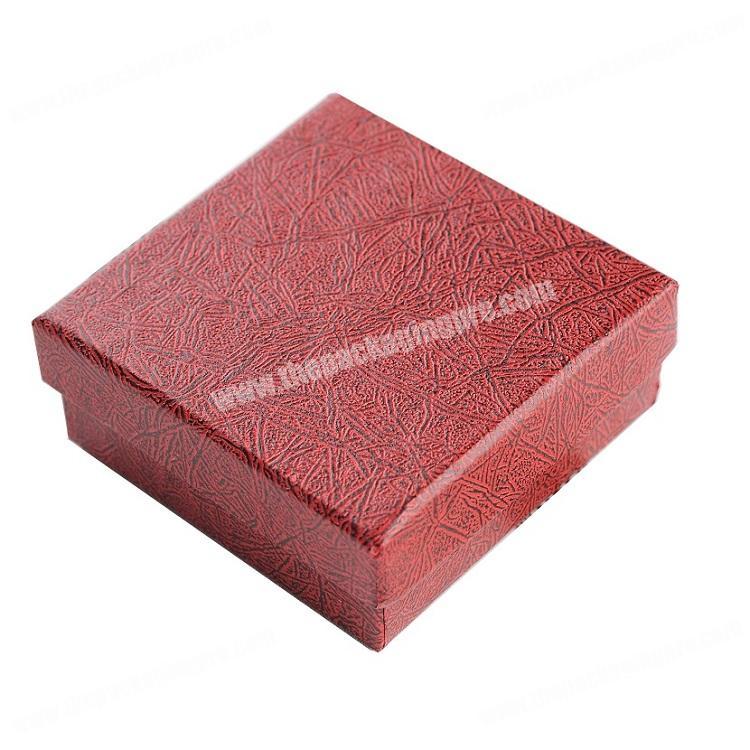 High Quality Luxury Custom Design Special Fancy Paper Lid and Base Jewelry Gift Boxes