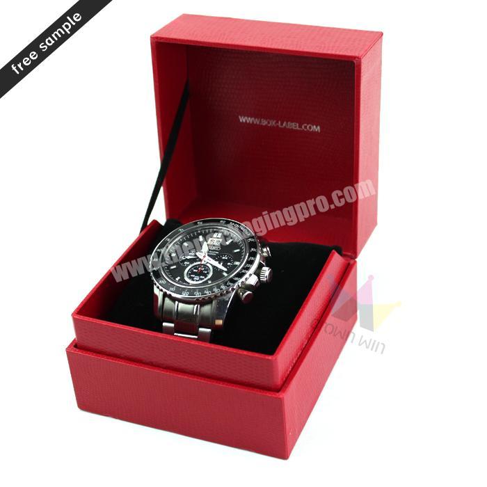 High Quality Luxury Custom Logo Automatic Oem Watch Box With  Printing Logo And Inner Material