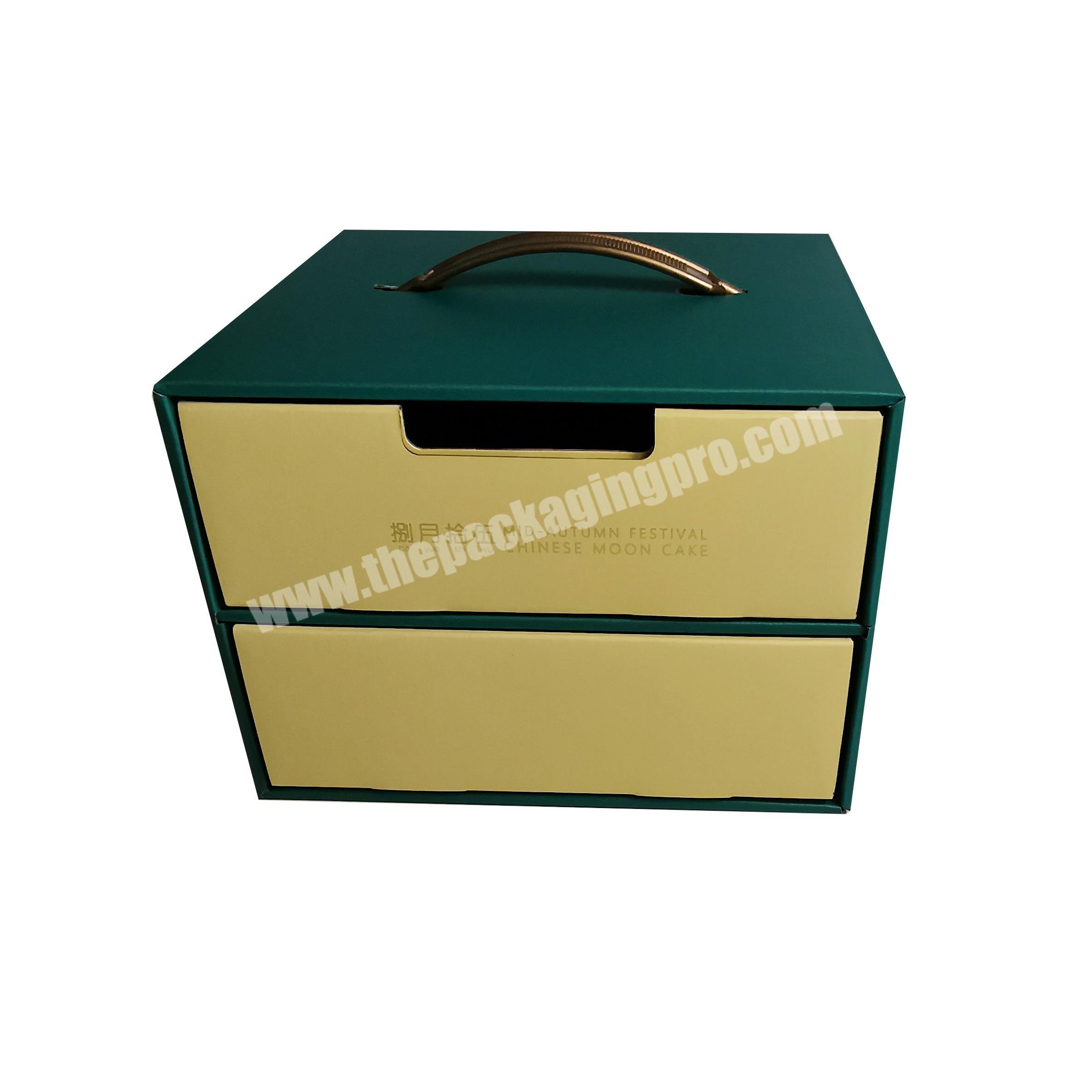 High quality Luxury Custom Logo Cake Box With Drawers