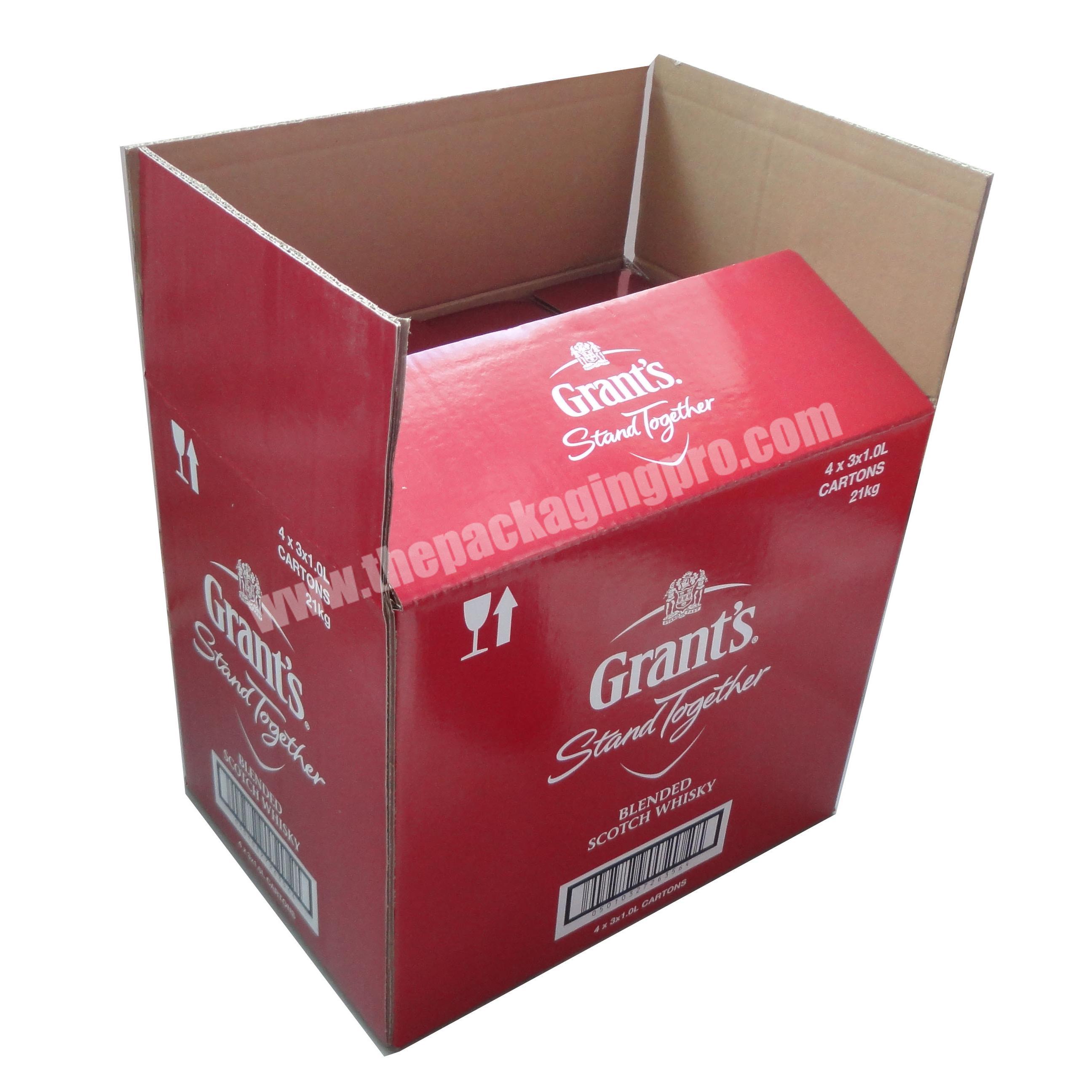 High quality luxury custom unique cardboard wine paper box