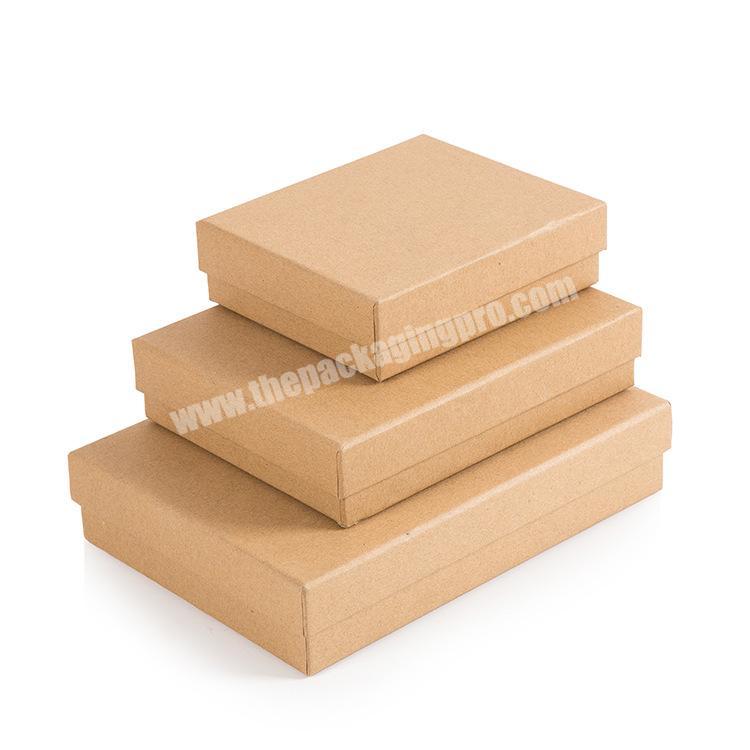 High Quality Luxury Kraft Paper Box Packaging Custom Logo Gift Boxes