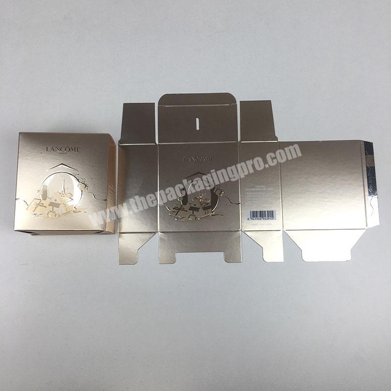 High Quality Luxury Printing  Gold Foil Custom Logo Gold Color Box