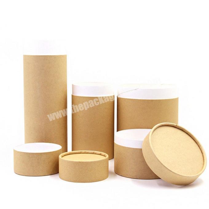 High quality Manufacturer cylinder packaging paper box tube boxes cylinder tea cardboard gift box with lids
