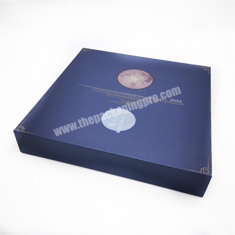 High Quality Manufacturer Upscale custom colorful moon cake magnetic gift paper box
