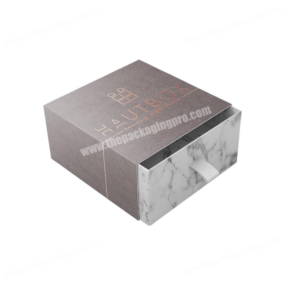High Quality marble color packaging marble print gift box