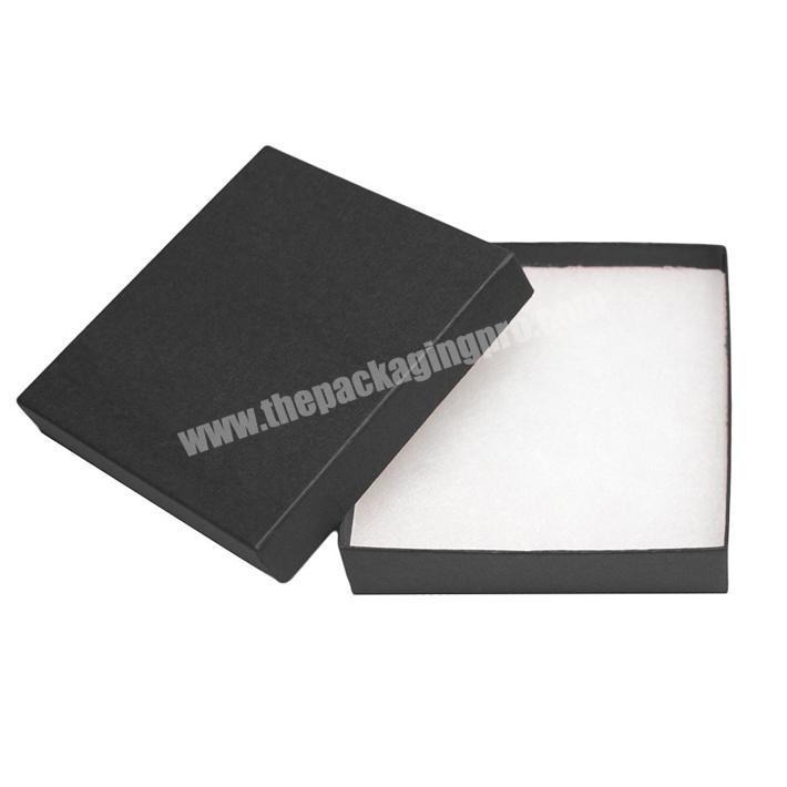 High quality matte black paperboard gift boxes custom design