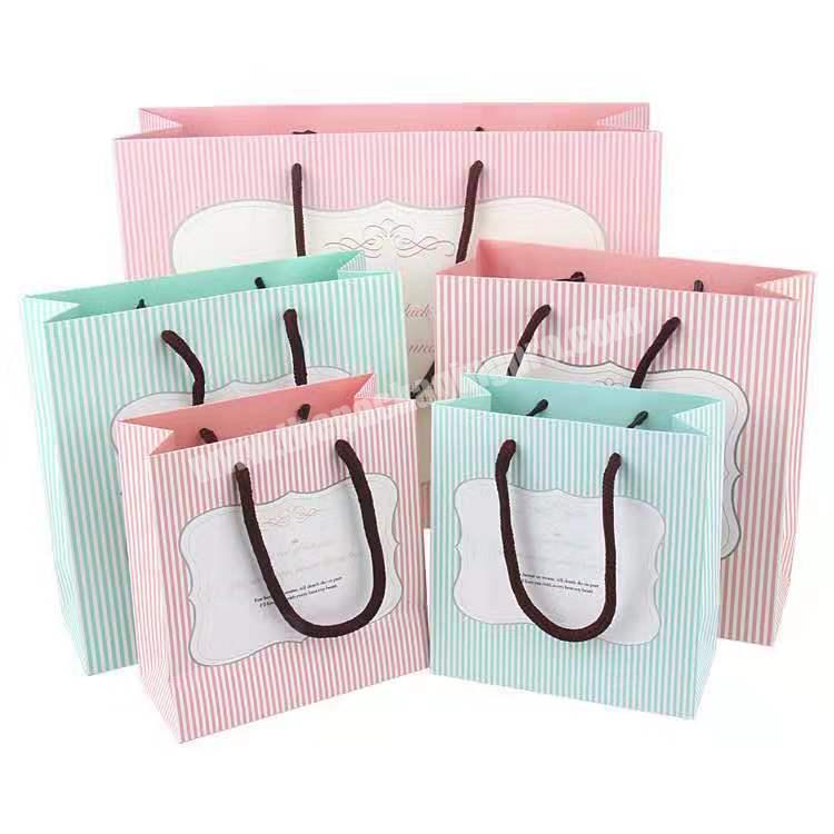 High quality packaging bags with custom design logo paper bag for shopping bags