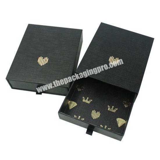 High-Quality Packaging Box Custom Logo Printing Drawer Storage Gift Box With Ribbon Pull Tab Matchbox