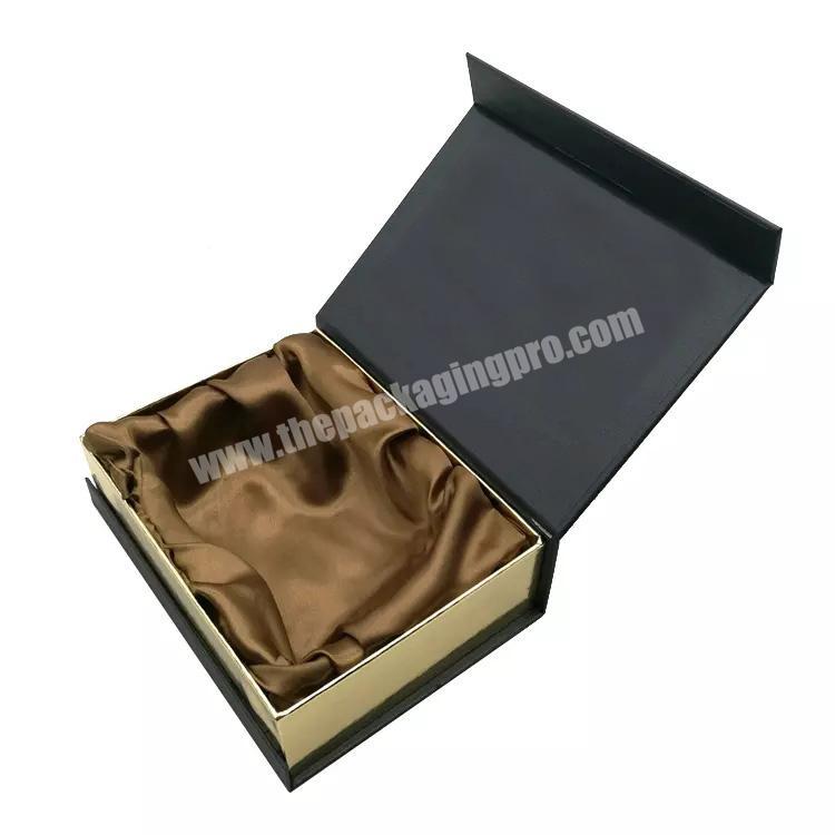 High Quality Paper Magnetic Folding Hair Extension Box With RibbonWig Packaging Box Luxury