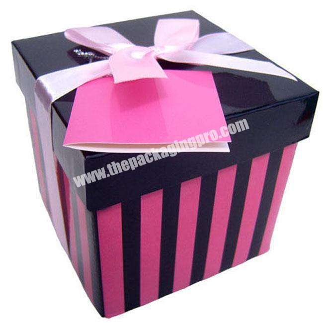 High quality popular exquisite paper box for cake packaging
