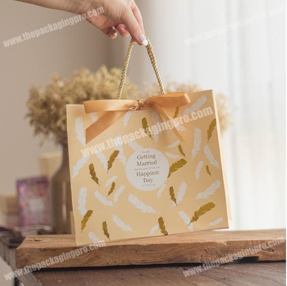 High quality printed shopping craft paper bag