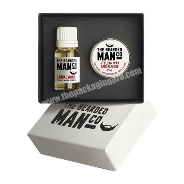 High Quality Printing black card paper box custom design paper empty bottle luxury magnet packaging perfume box