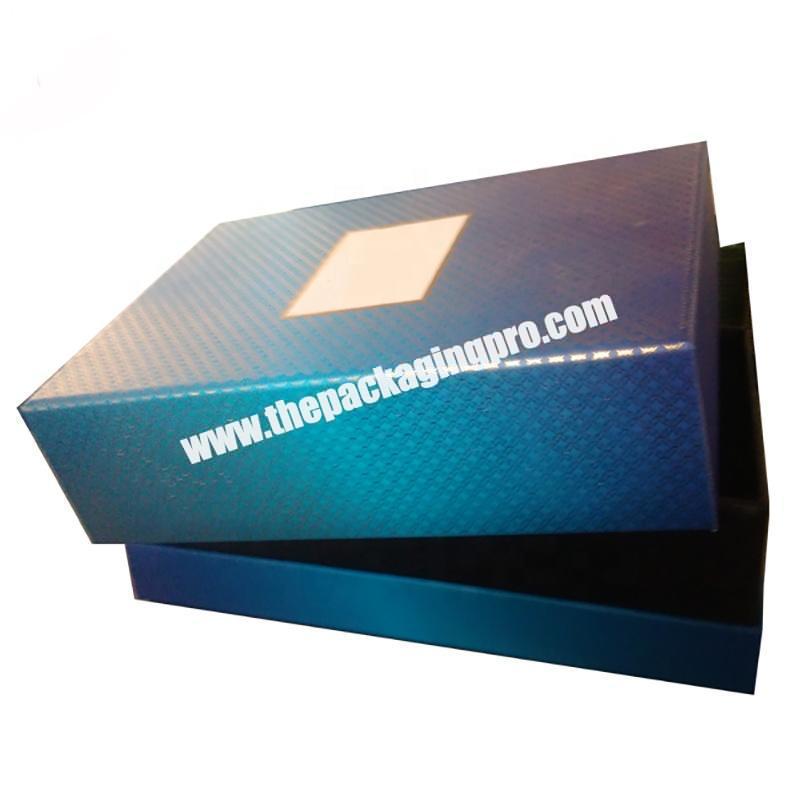 High quality promotional oem design paper cardboard flat folding gift box