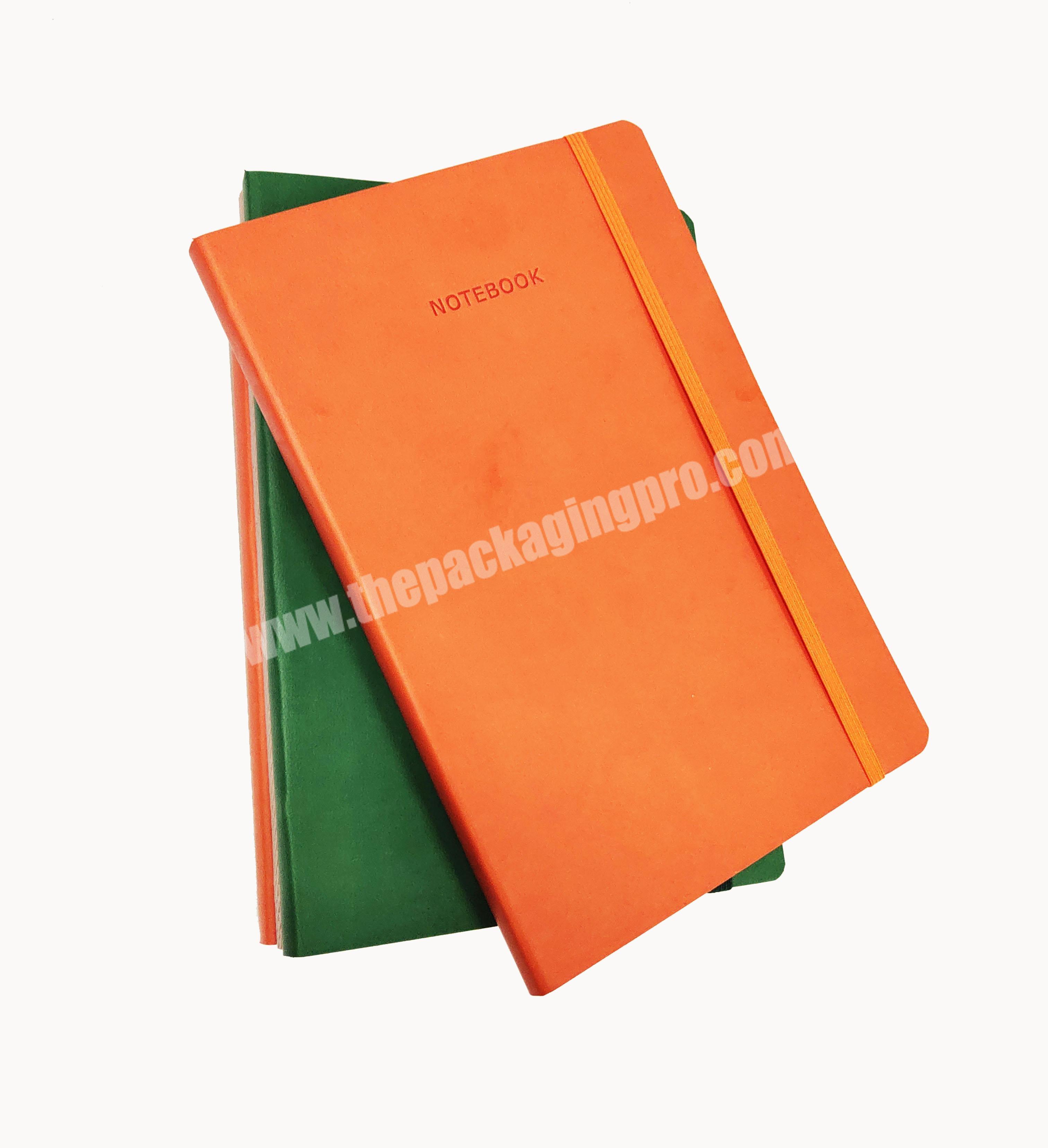 High Quality  PU Leather Custom Logo Notebook For StudentComposition