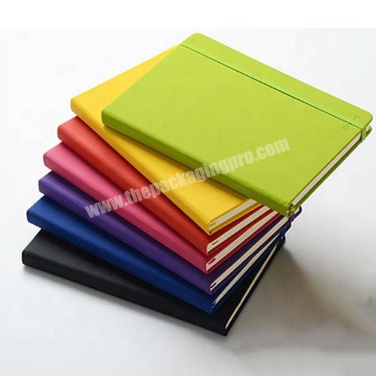 High Quality  PU Leather Custom Logo Notebook For StudentOffice