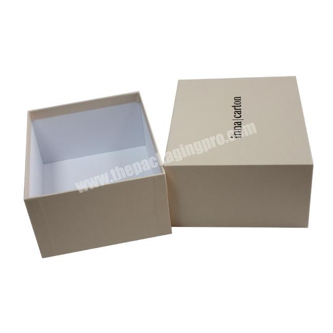 High Quality Recyclable 2 Piece Rigid Luxury Custom Logo Paper Gift Packaging Box