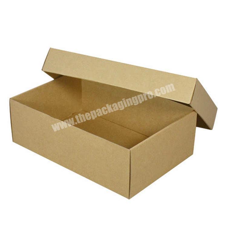 High Quality Recycled Corrugated Cardboard Shoe Packaging Shipping Paper Box