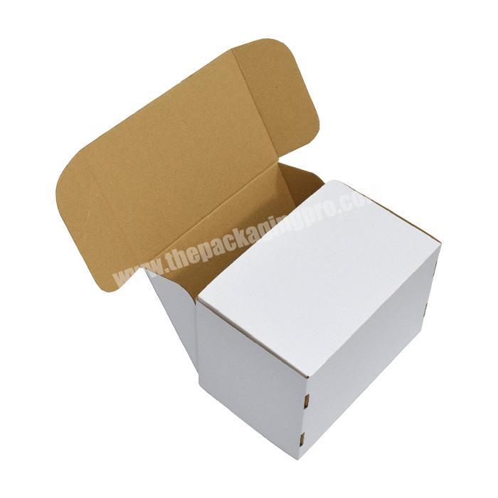 High quality Recycled white custom printed cardboard mailer corrugated carton packaging paper box carton packaging