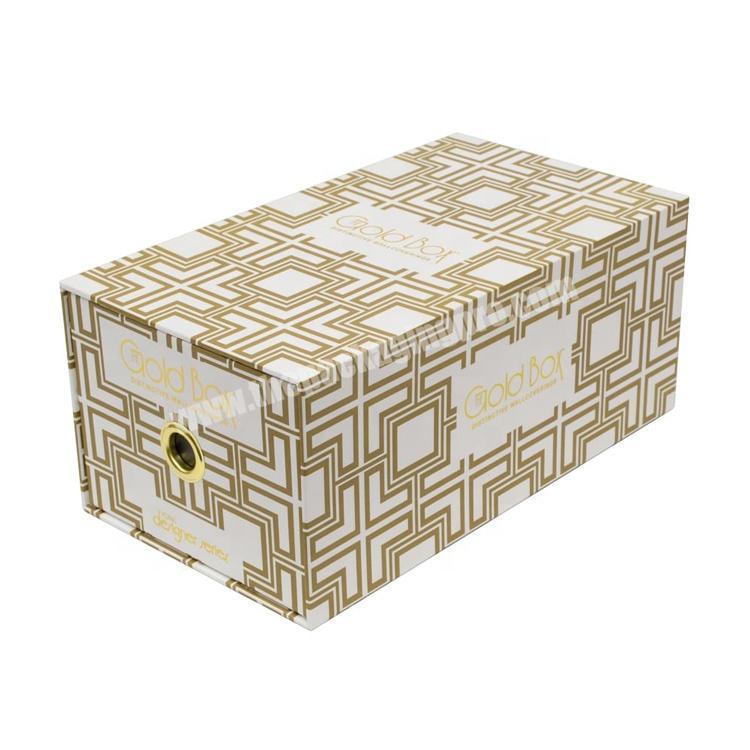 High Quality Rigid Paperboard Packaging Double Layer Drawer Gift Boxes