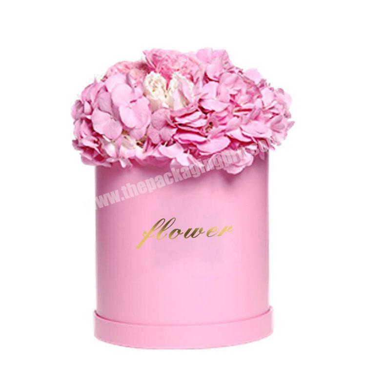 high quality round flower box cardboard paper tube cylinder box packaging