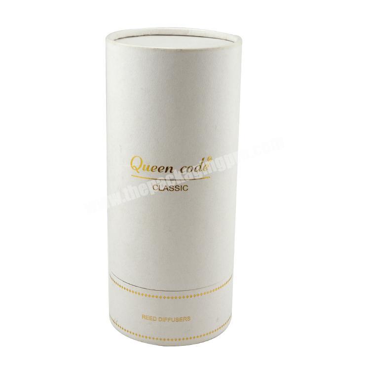 High quality round paper tube packaging white round cardboard box