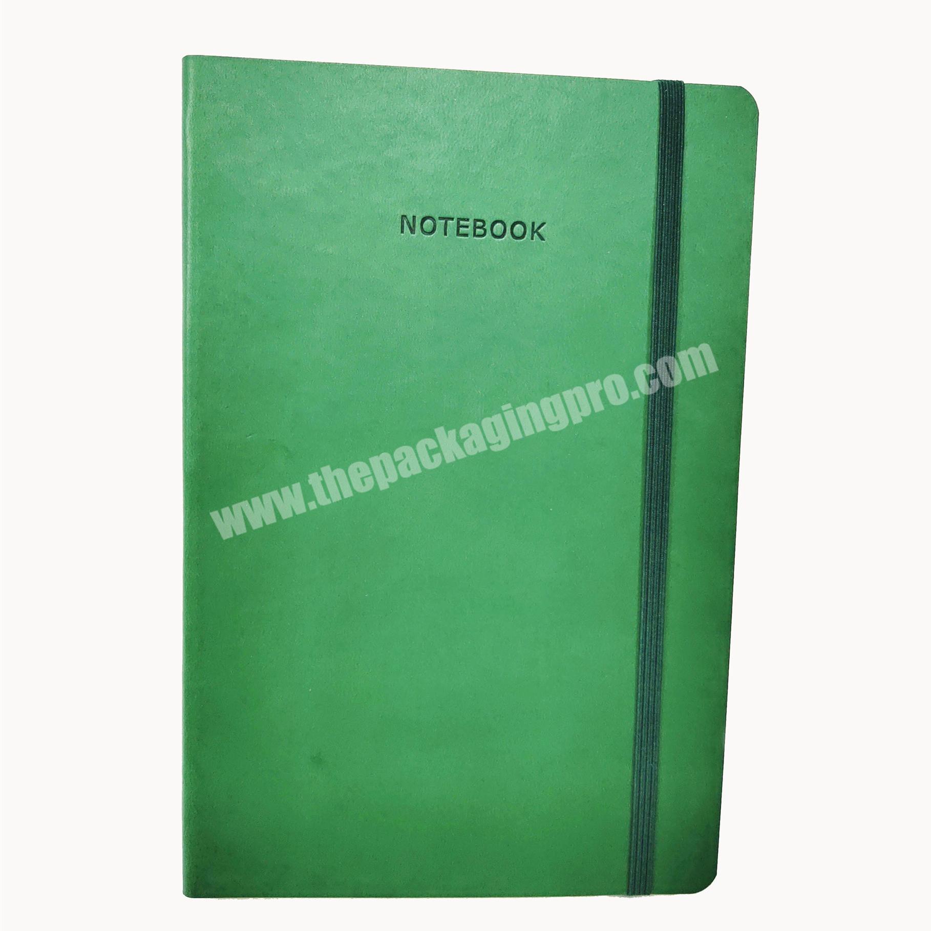 High quality school agenda embossed custom logo notebook recycle paper diary