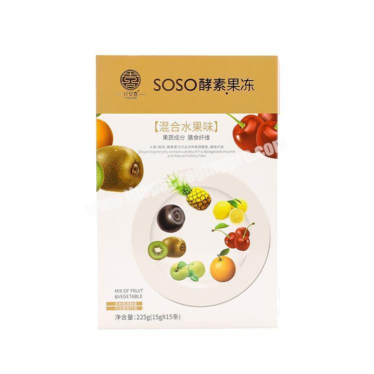 High Quality Snacks Dry Fruit Ferment Retail Packaging Paper Box