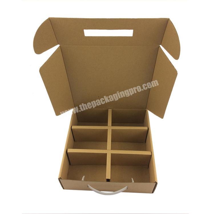 High quality strong kraft paper cup packaging  box with paper insert
