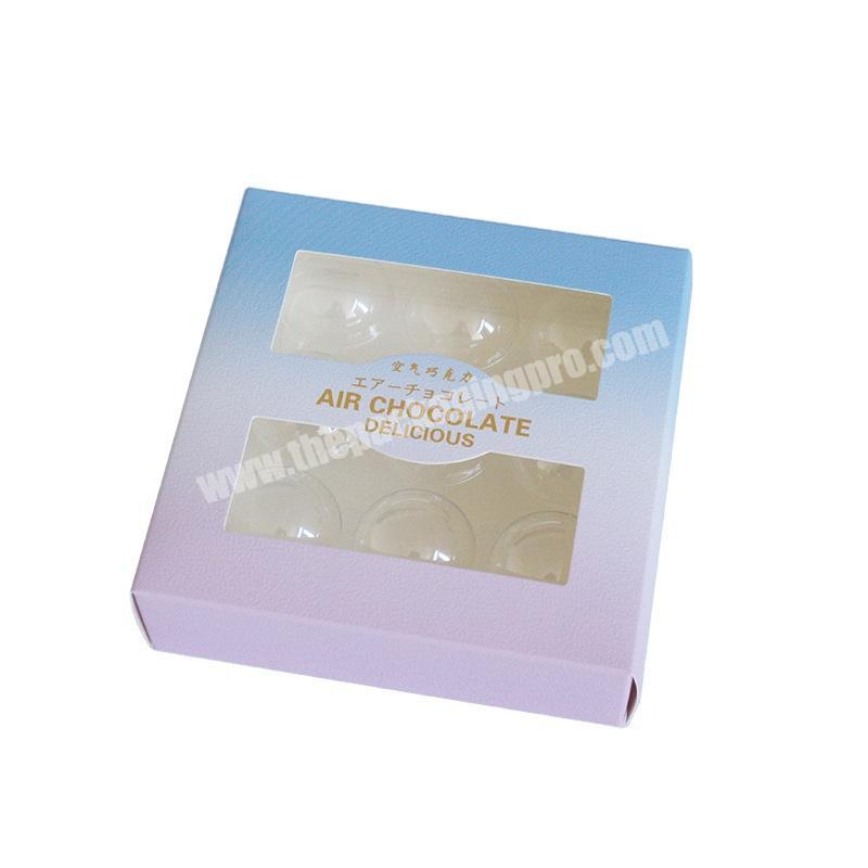 High-quality suppliers can customize beautiful and practical chocolate packaging boxes