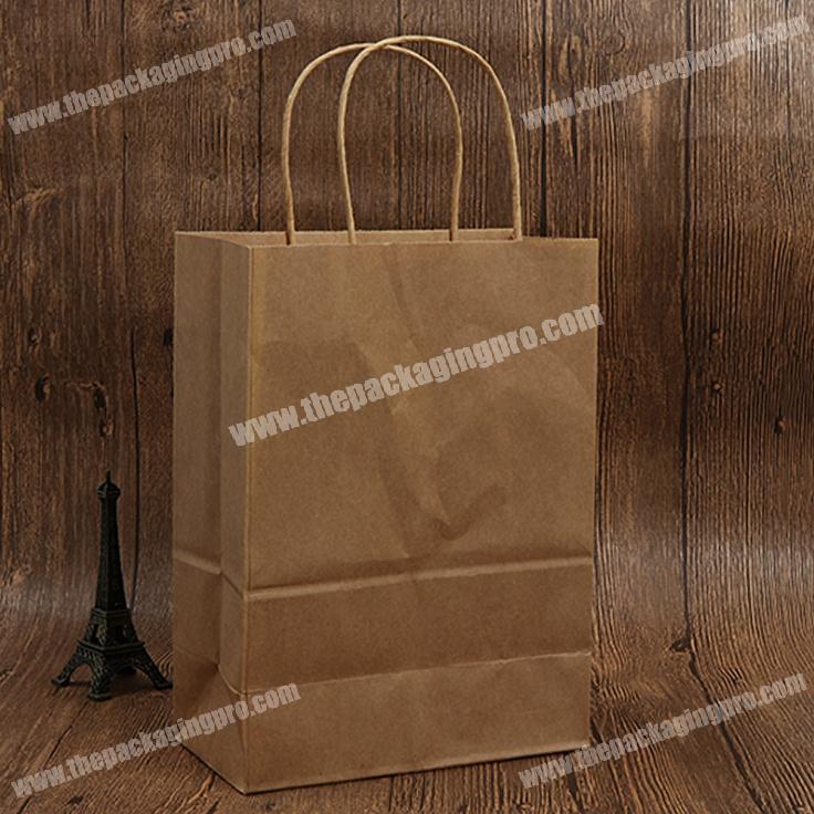 High quality takeaway biodegradable kraft paper bag