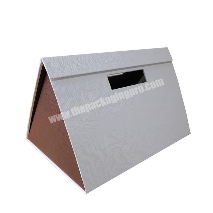 High quality unique collapsible hard paper packaging boxes