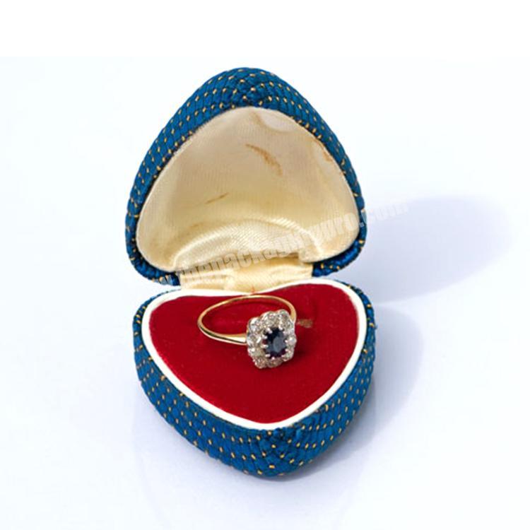 High quality vintage velvet jewellery box