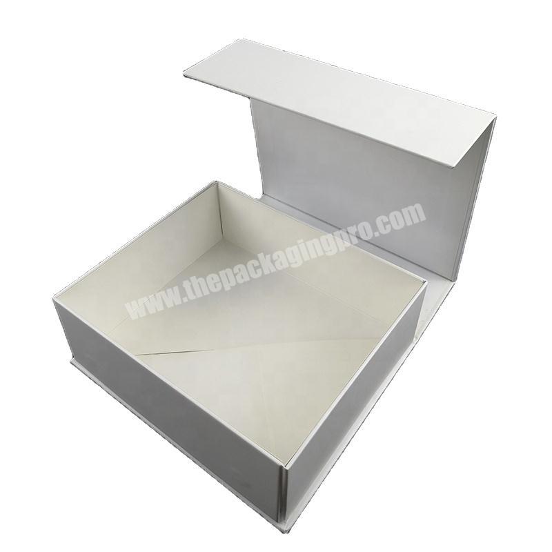 High Quality White Folding Gift Box Unfolding Small