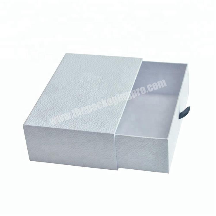 High Quality White Paper Packaging Drawer Christmas Soaps Wallets Gift Card Gift Box