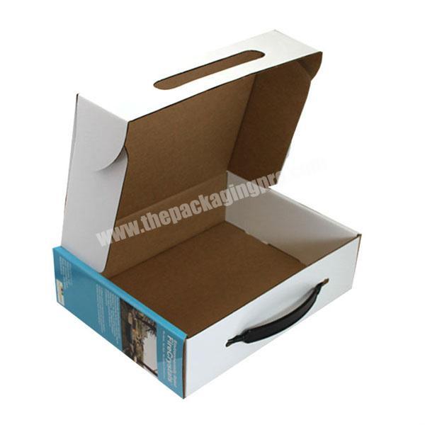 High Quality Wholesale Custom Cheap Corrugated Big Beer Paper Box With Handle