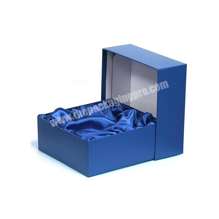high quality wholesale custom cheap lined satin packaging boxes