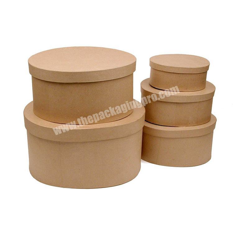 Cute round cardboard gift boxes with lids wholesale