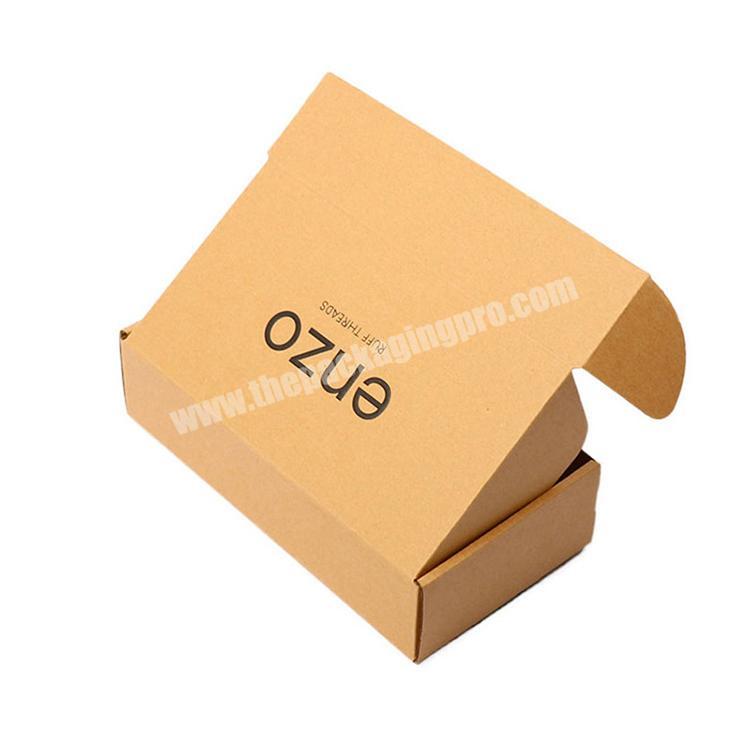 high quality wholesale small logo kraft custom shipping boxes