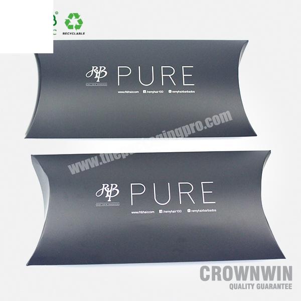 High Quality Wig Black Pillow Hair Extension Packaging Box