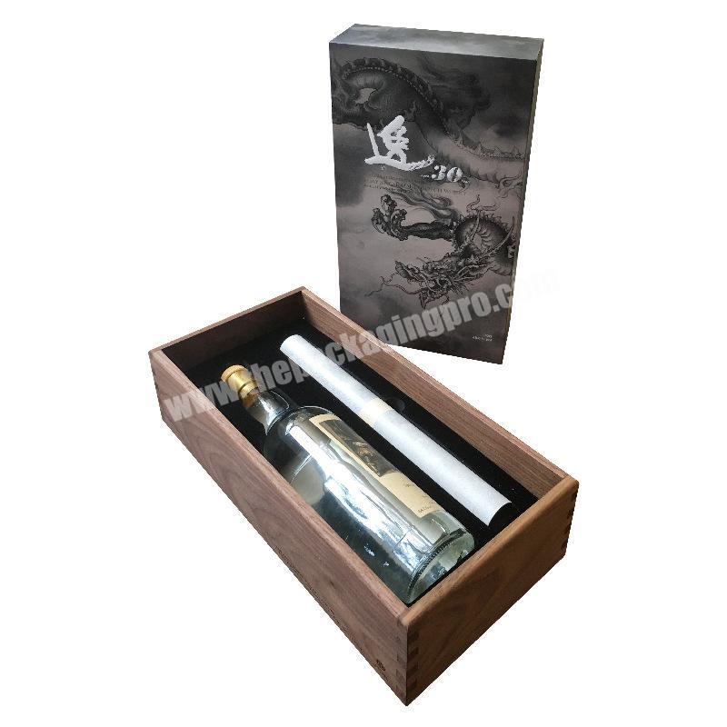 Hight Quality wine box luxury custom boxed wine tumbler set wine gift box set with best quality